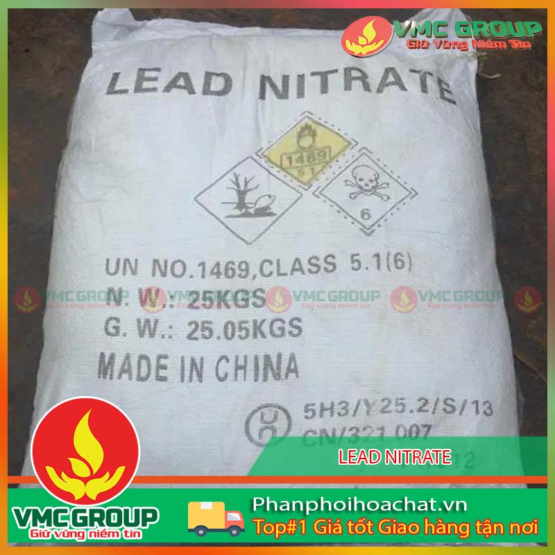 Chi NITRATE Pb(NO3)2 LEAD NITRATE trung quoc