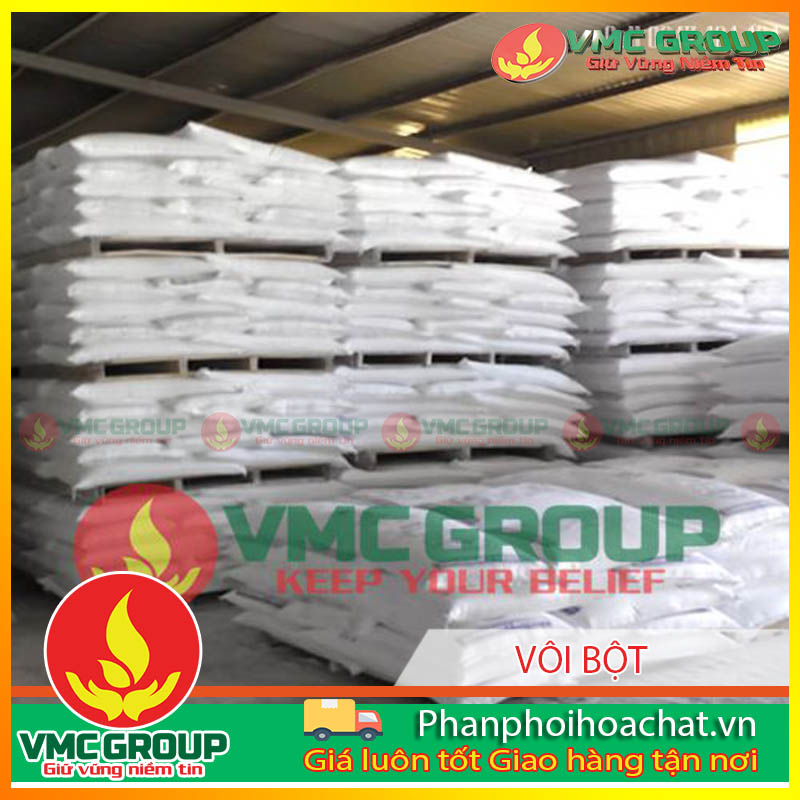 Vôi bột- Canxi cacbonat phân phối bởi hóa chất Việt Mỹ