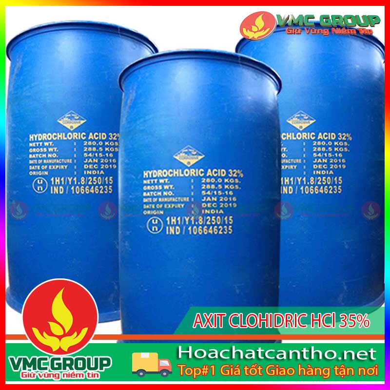 Axit HCl được dùng trong nhiều lĩnh vực
