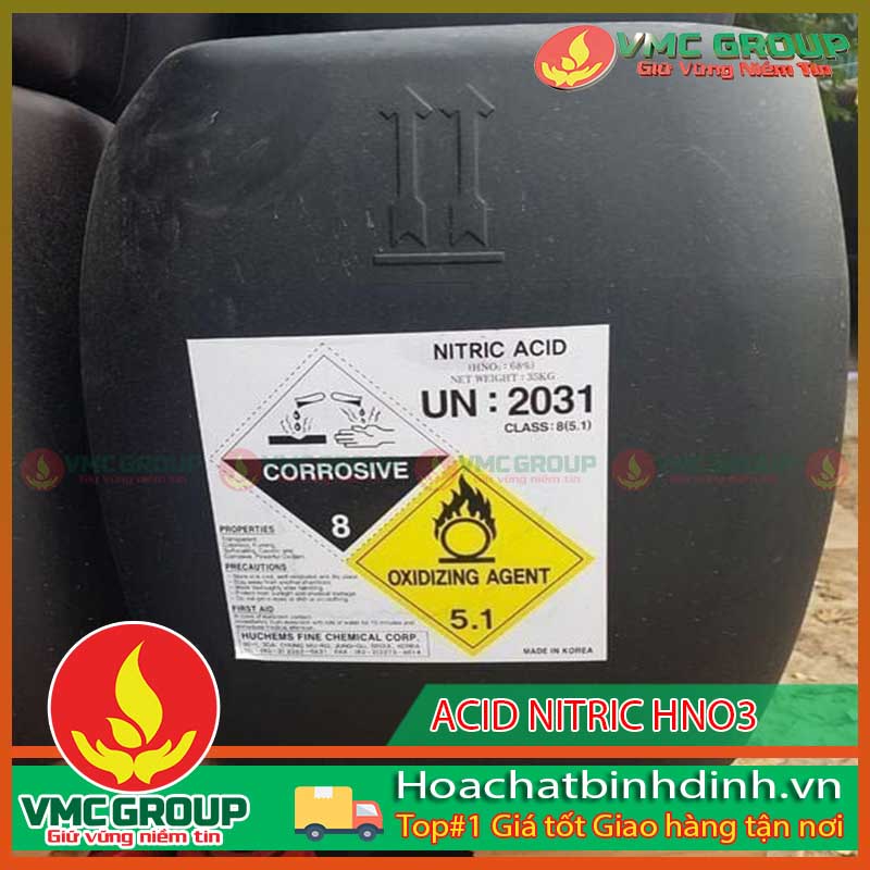 Mua Axit Nitric tại Việt Mỹ đảm bảo chất lượng