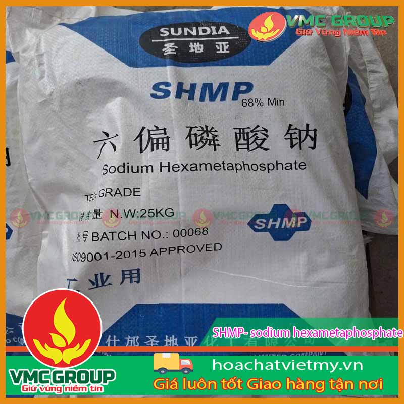 SHMP- sodium hexametaphosphate 1 SHMP- sodium hexametaphosphate