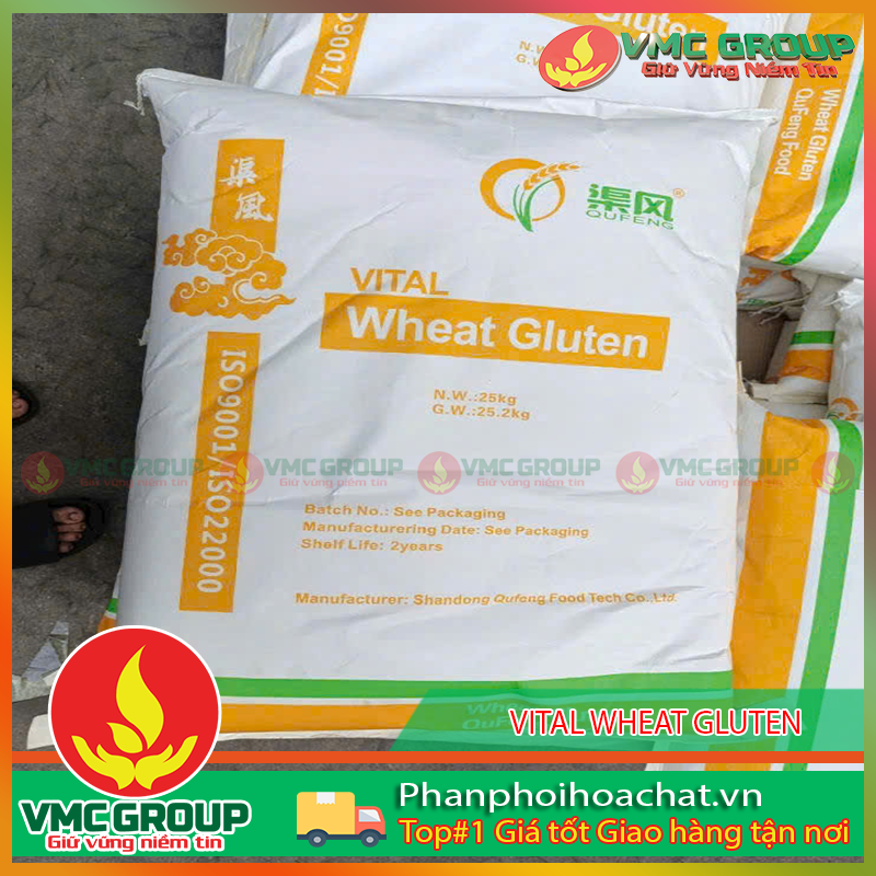 WHEAT GLUTEN - VITAL WHEAT GLUTEN HANG QUFENG FOOD TRUNG QUOC