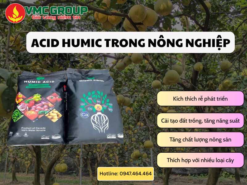 ứng dụng của Acid Humic