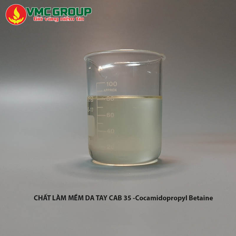 CAB (Coca Amidopropyl Betain) có dạng lỏng màu vàng nhạt